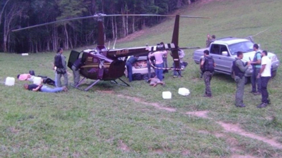 Fenaj repudia censura em caso de helicóptero apreendido com 445kg de cocaína no ES