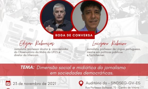 Posse da nova diretoria do Sindijornalistas/ES, triênio 2021/24