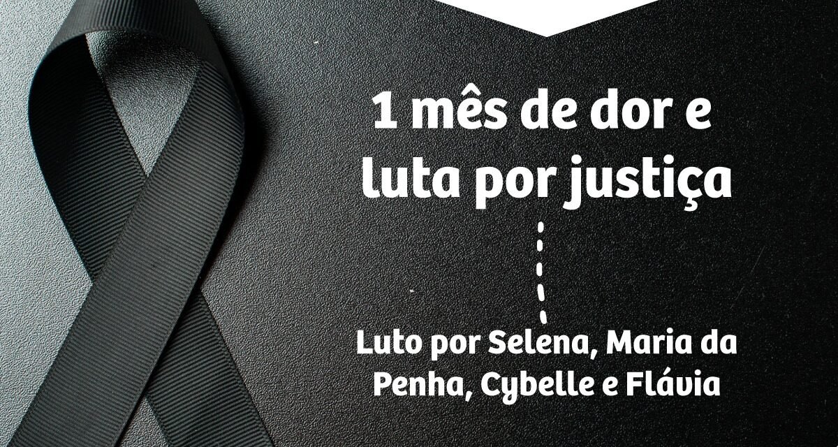 UM MÊS DO MASSACRE EM ARACRUZ!