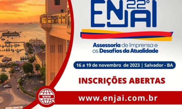 Inscrições abertas para o Encontro Nacional dos Jornalistas em Assessoria de Imprensa