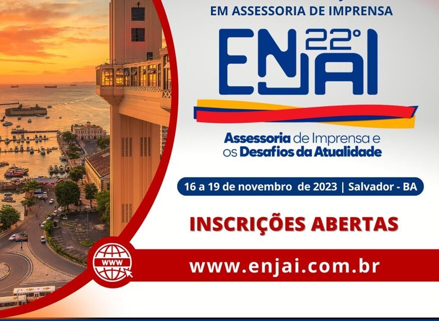 Inscrições abertas para o Encontro Nacional dos Jornalistas em Assessoria de Imprensa