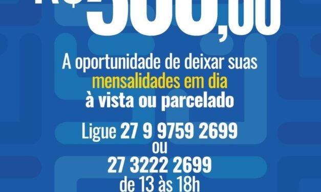Dívida Zero, oportunidade de estar em dia com o SINDIJORNALISTAS/ES 