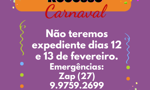 COMUNICADO – EXPEDIENTE DE CARNAVAL