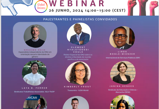 FENAJ participará de webinar sobre direitos LGBTI e liberdade de associação