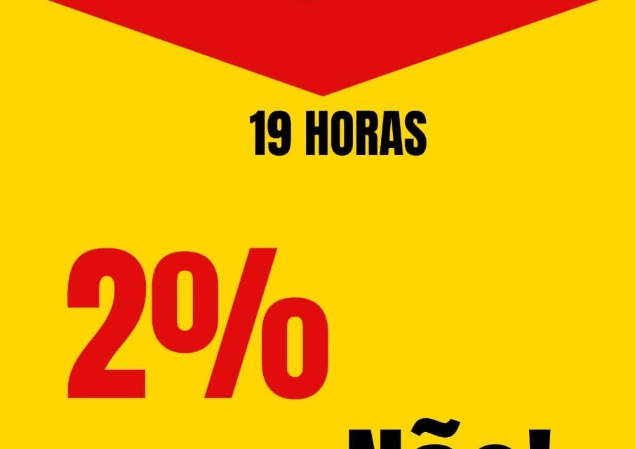 Jornalistas não aceitam 2%