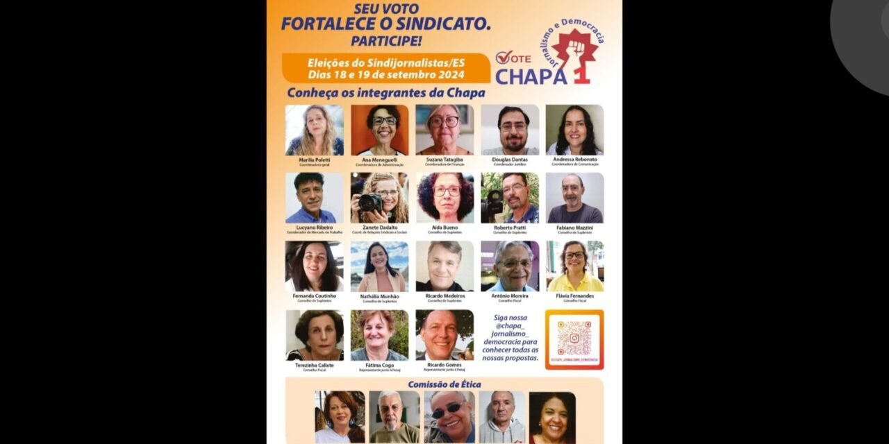 98% dos votantes elegem a Chapa Jornalismo e Democracia