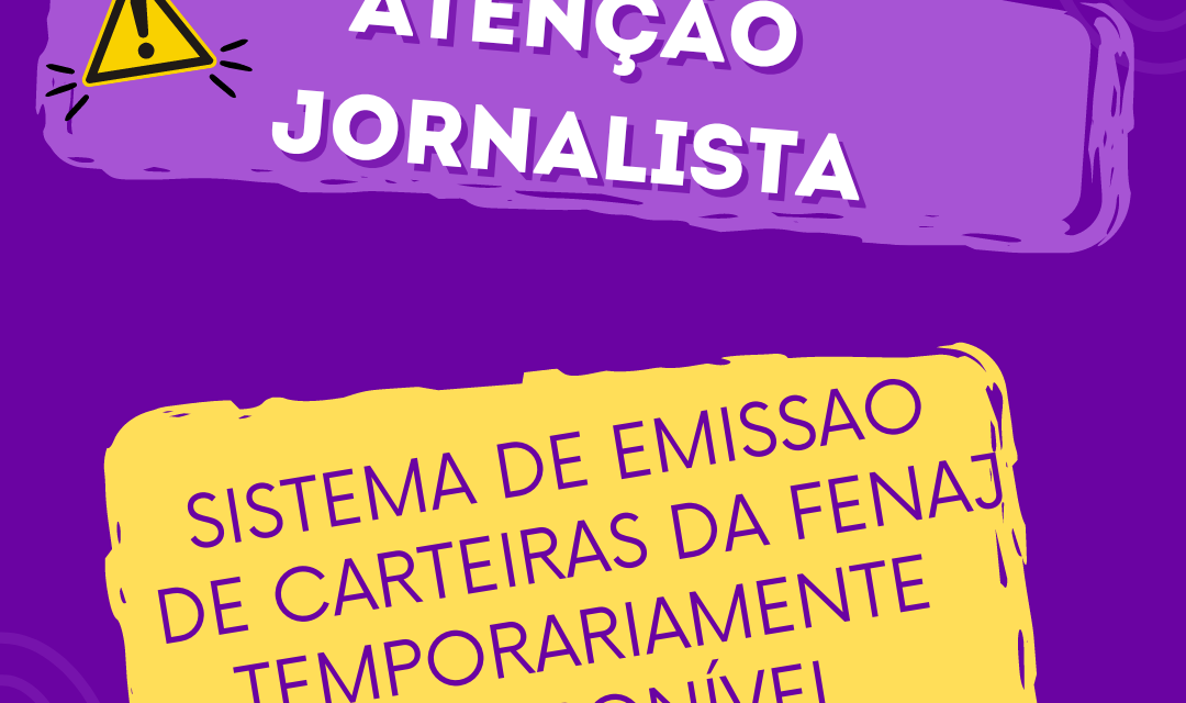 COMUNICADO SINDIJORNALISTAS/ES – FENAJ