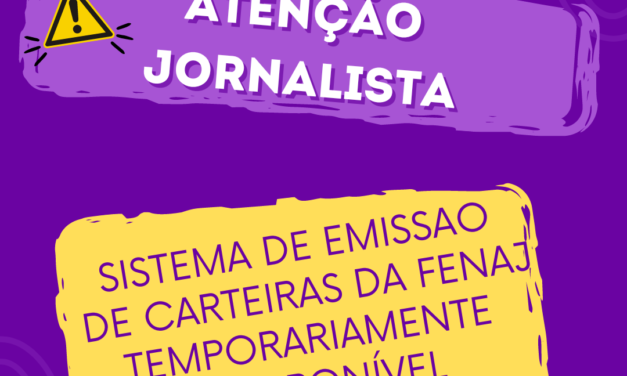 COMUNICADO SINDIJORNALISTAS/ES – FENAJ