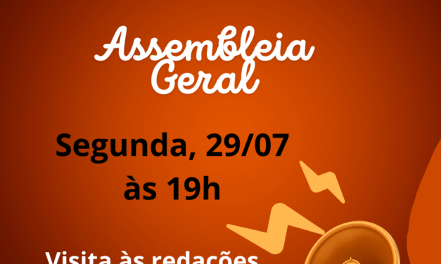 Campanha salarial dos jornalistas Estamos na luta. Participe!