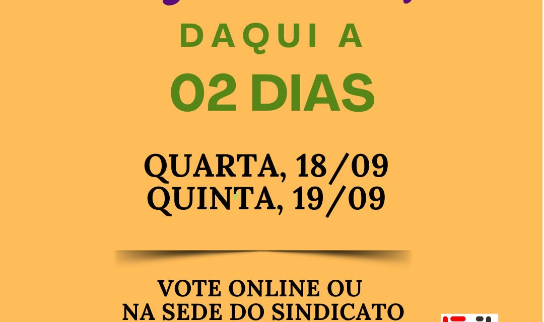 Contagem regressiva para eleições no Sindijornalistas/ES