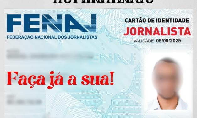 Fenaj retoma emissão da Carteira Nacional de Jornalista