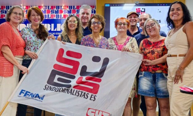 Reunião de planejamento da nova diretoria do Sindijornalistas