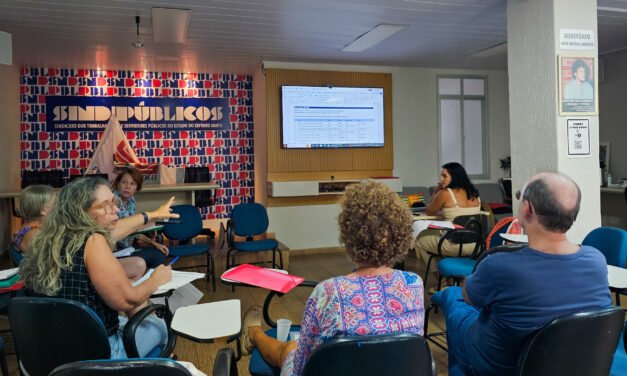 Reunião de planejamento da nova diretoria do Sindijornalistas