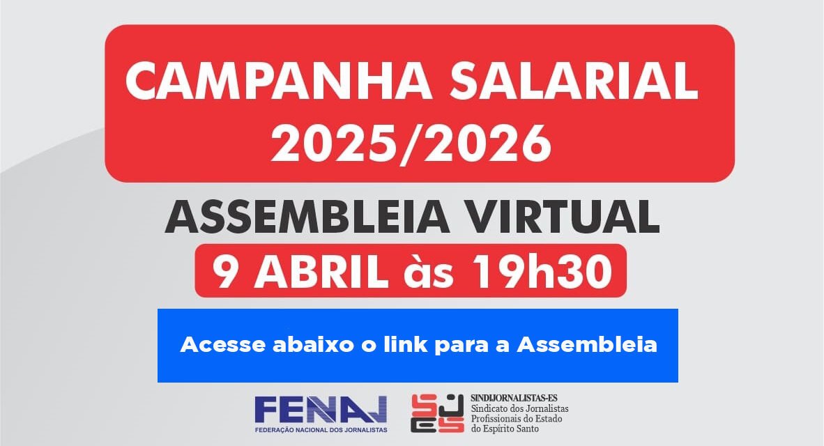 Assembleia Geral – campanha salarial 2025 Acesse pelo Link https://meet.google.com/idy-ybgm-jts