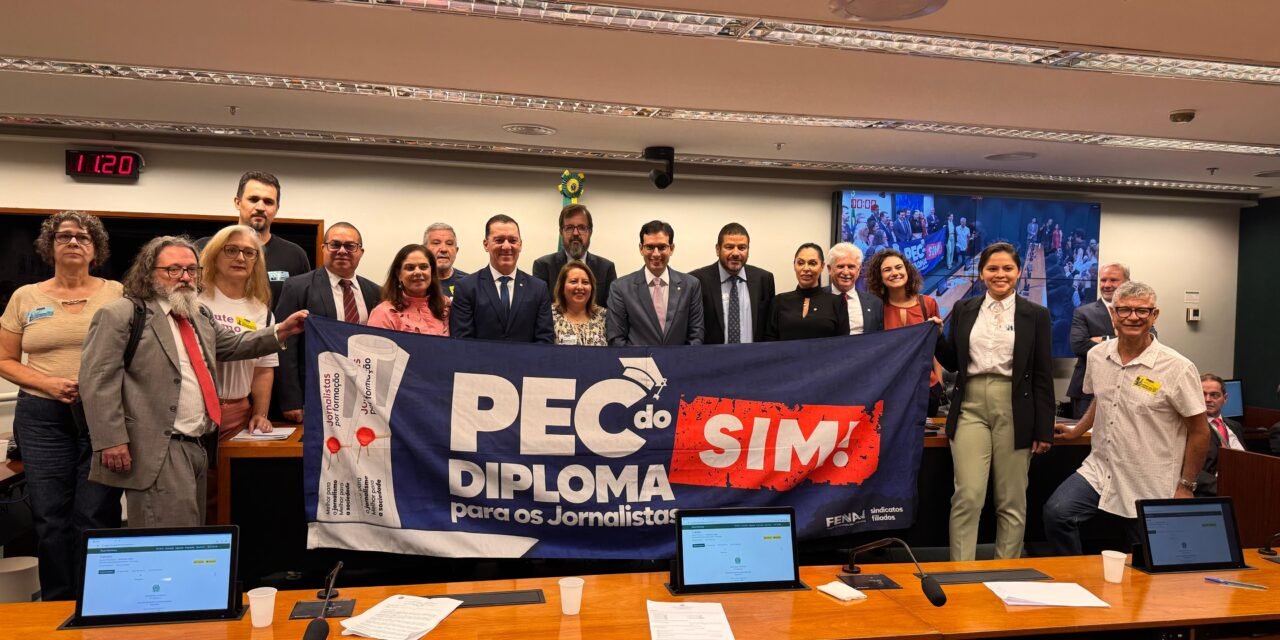 Maior homenagem aos jornalistas é a aprovação da PEC do Diploma, destaca presidenta da FENAJ