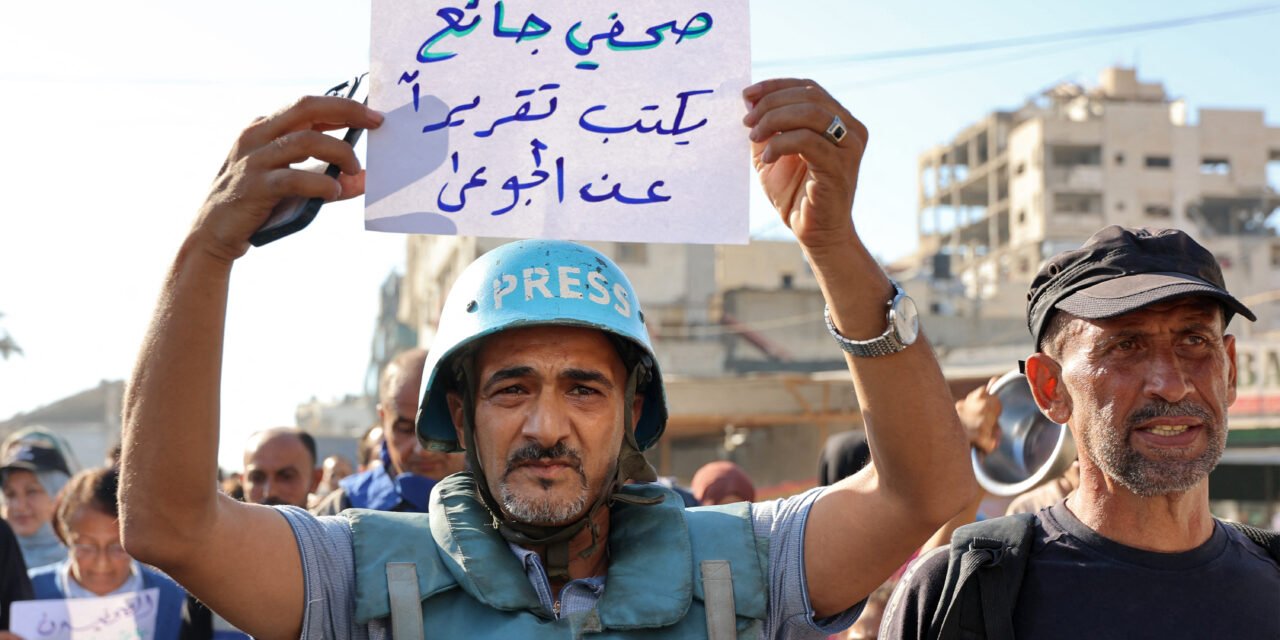 Israel: Parem de matar jornalistas de Gaza de fome para silenciar a verdade, apela FIJ