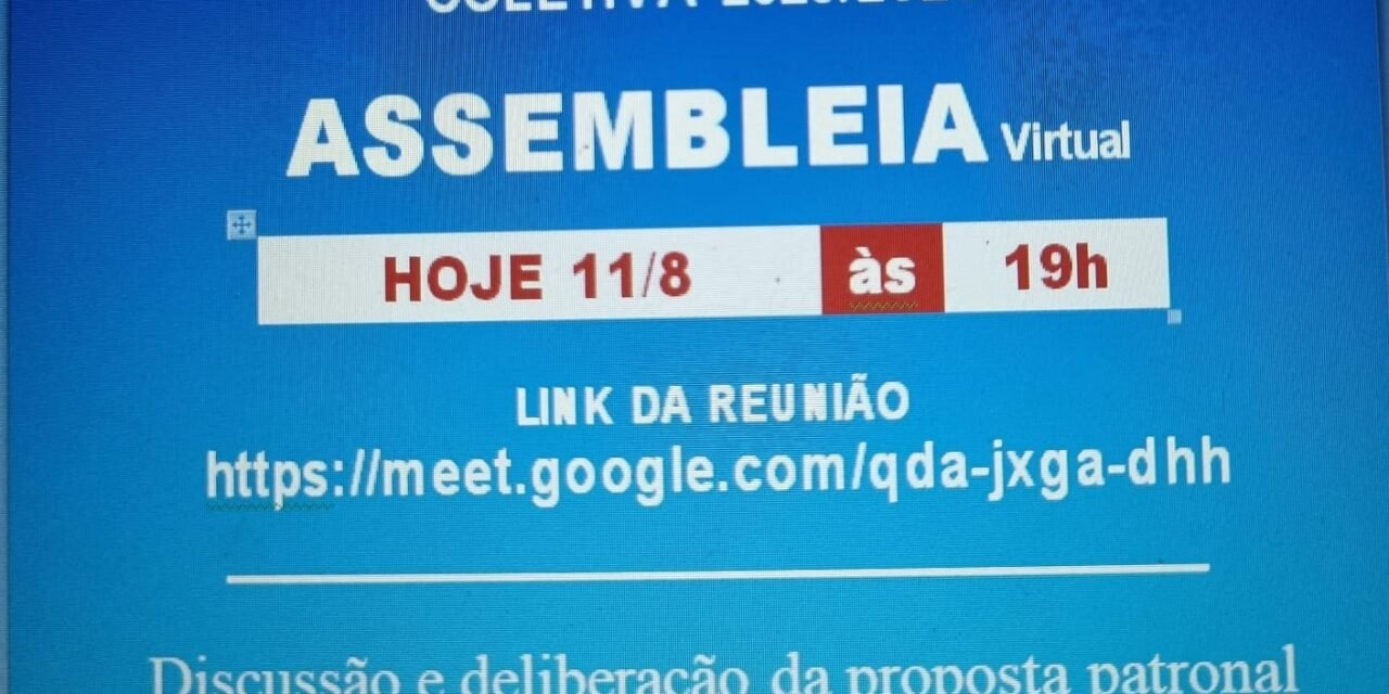 CCT-2025: Assembleia de hoje vai discutir e votar proposta patronal de reajuste salarial