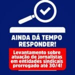 FENAJ prorroga pesquisa sobre atuação de jornalistas em entidades sindicais