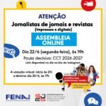 Jornais e revistas: Sindijornalistas convoca assembleia nesta segunda (22) para avaliar proposta patronal